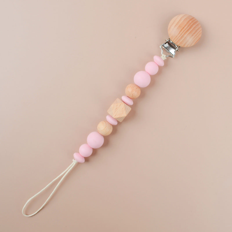 Wholesale Baby Pacifier Anti-drop Chain Silicone Baby Supplies